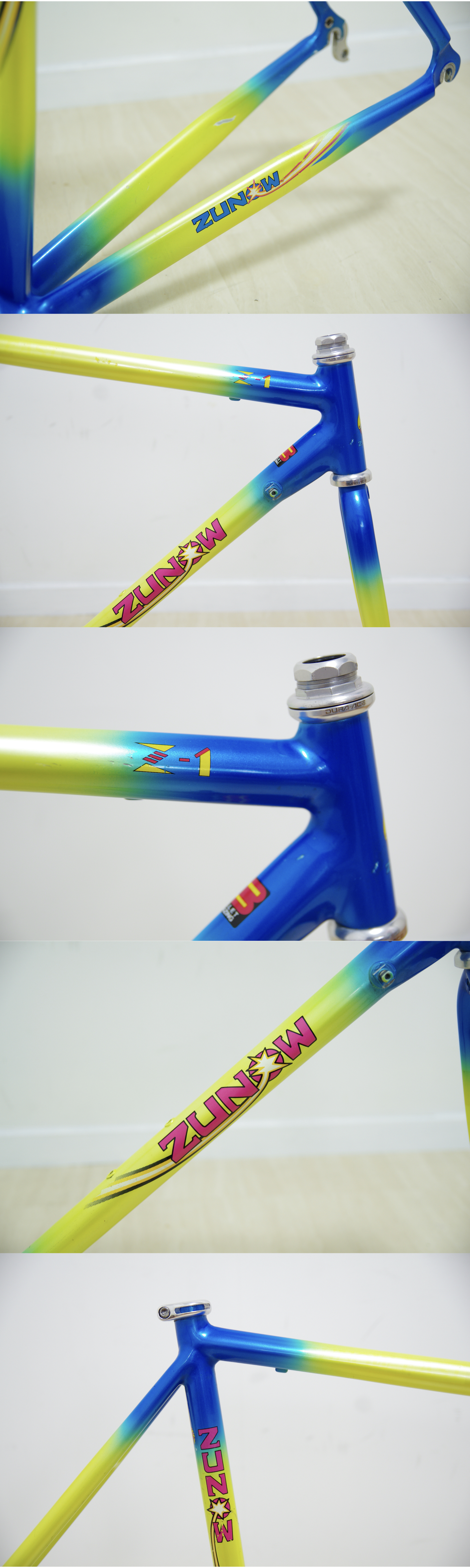 【得価最新作】ZUNOW ズノウ Z1 アルミフレーム DURA-ACE HP7410 グラデーション美カラー ハミングバード ロードバイク